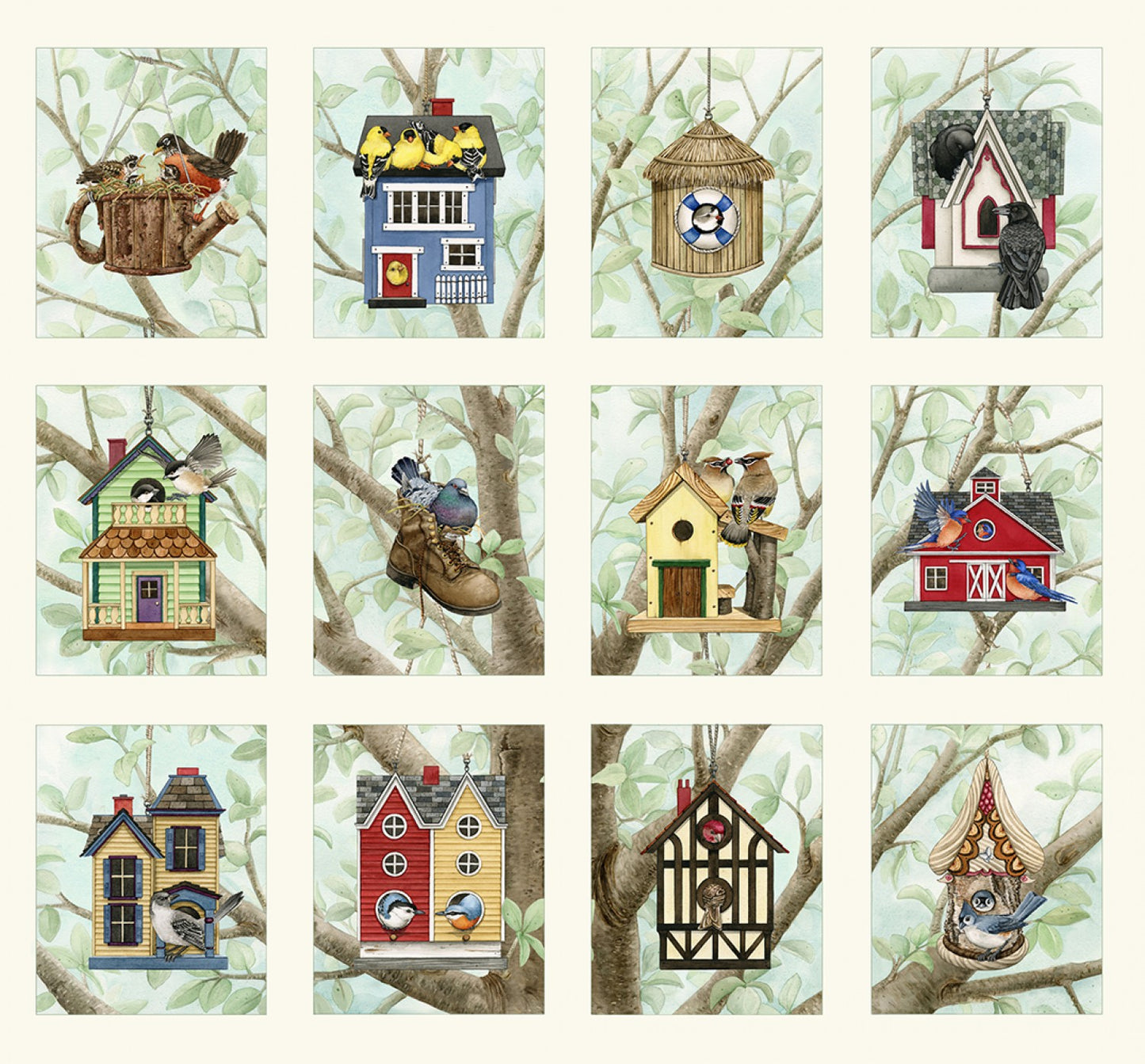 Beautiful Birds Panel Each