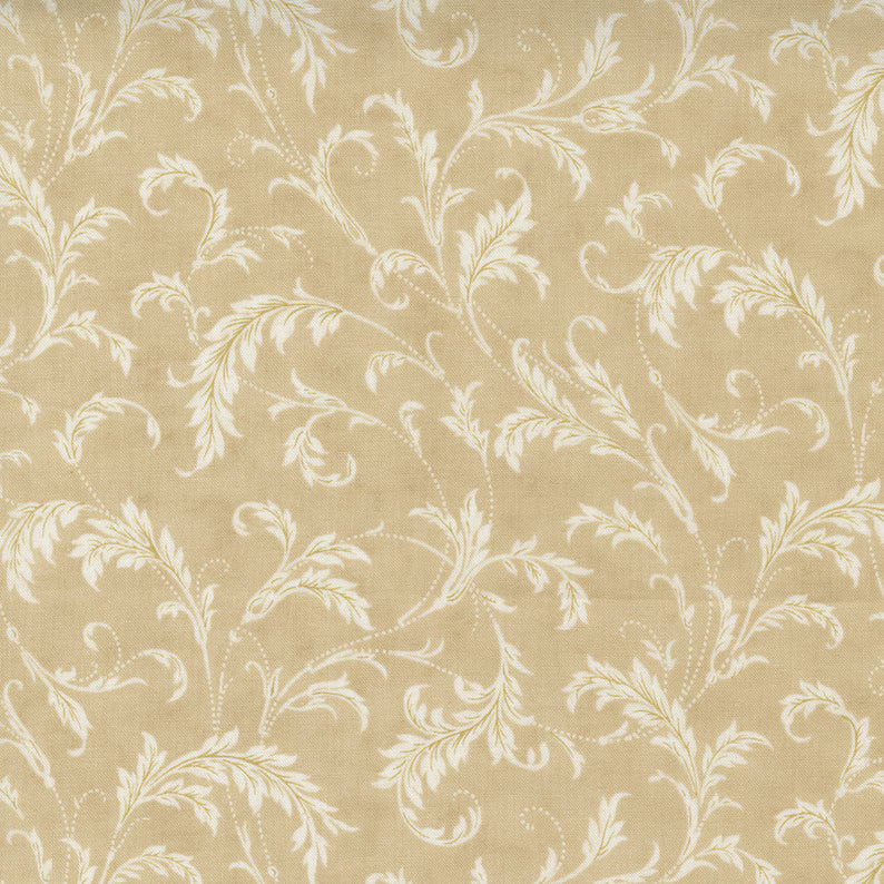Moda Fabric - Poinsettia Plaza Parchment Swirl