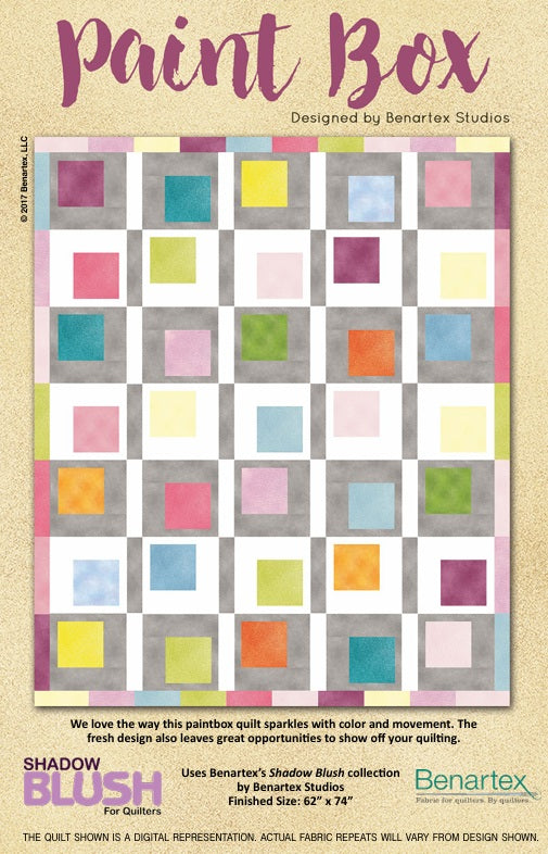 Benartex Fabric - Shadow Blush Aruba (Shadow Blush Basic)