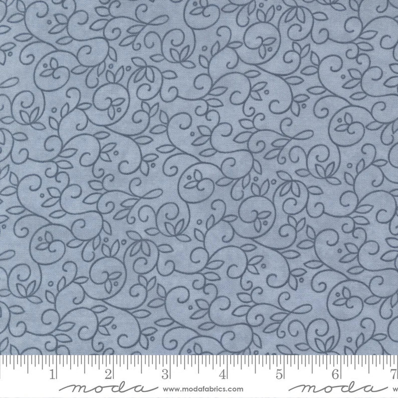 Moda Winter flurries Sky 6685 12