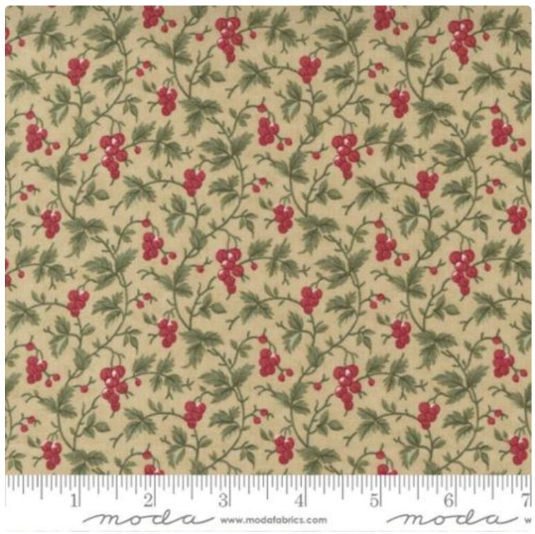 Poinsettia Plaza Parchment (berries)