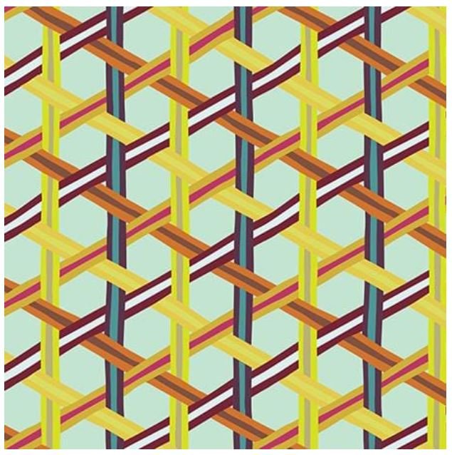 Swatch Book- Wicker Weave Gold