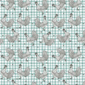 Benartex - Roost Turquoise (Farm Fresh) 10451-80