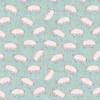 Benartex - Hog Heaven Turquoise (Farm Fresh) 10452-80