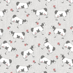 Benartex - Farm Cows Lt. Grey (Farm Fresh) 10453-08