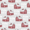 Benartex - Farm Barns Light Grey (Farm Fresh) 10454-08