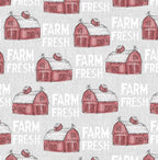 Benartex - Farm Barns Light Grey (Farm Fresh) 10454-08