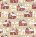 Benartex - Farm Barns Honey (Farm Fresh) 10454-30