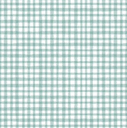 Benartex Fabric - Fresh Plaid in Turquoise (Farm Fresh)
