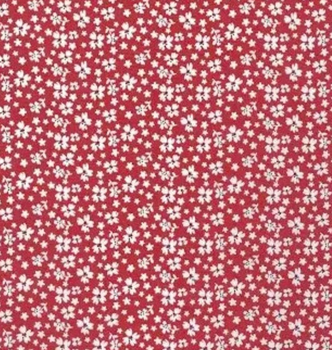 Benartex Fabric - Fresh Floral in Red (Farm Fresh)