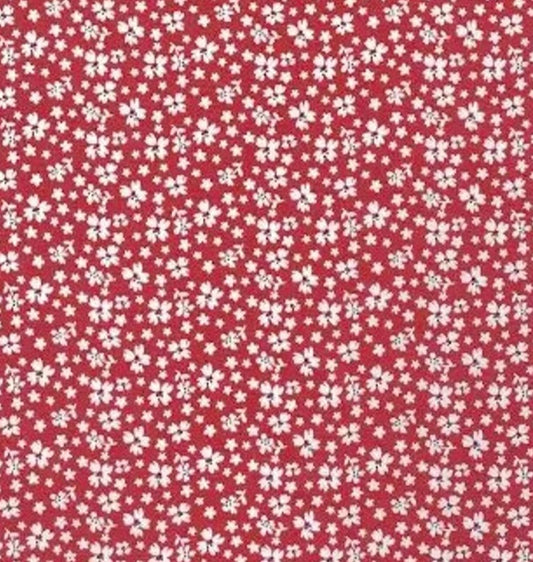 Benartex Fabric - Fresh Floral in Red (Farm Fresh)