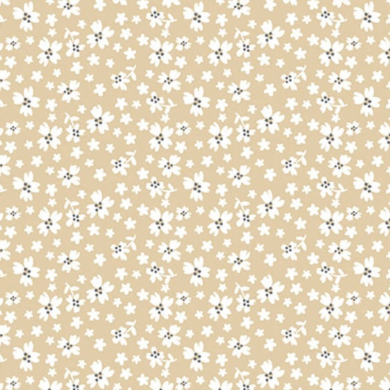 Benartex Fabric - Fresh Floral Honey (Farm Fresh)