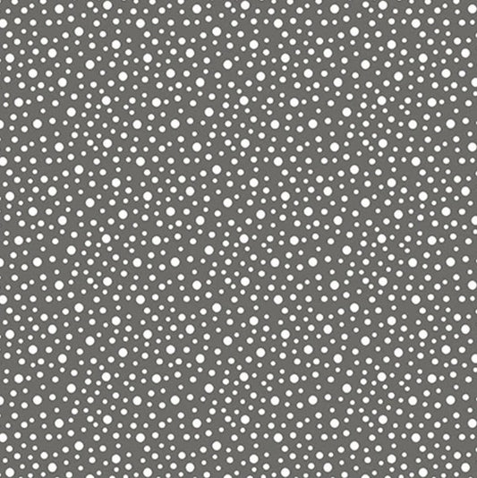 Benartex Fabric - Farm Dots in Dark Grey (Farm Fresh)