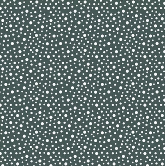 Benartex Fabric - Farm Dots in Dark Turquoise (Farm Fresh)