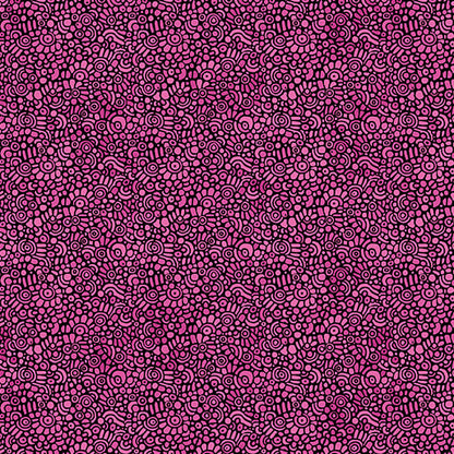 Benartex Fabric - Pebble Mosaic in Fuchsia (Alluring Peacock)