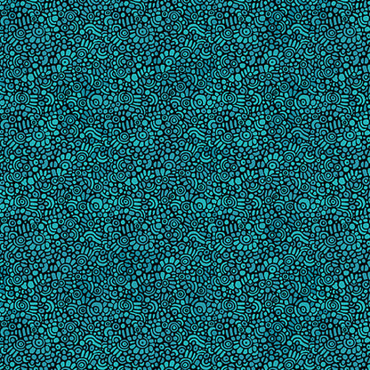 Benartex Fabric - Pebble Mosaic in Dark Teal (Alluring Peacock)