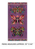 Benartex - Wings Panel Plum/Multi (True Colors) 16483-66