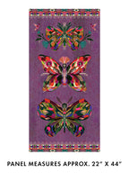 Benartex - Wings Panel Plum/Multi (True Colors) 16483-66