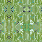 Benartex - Modern Lace Leaf (True Colors) 16489-44
