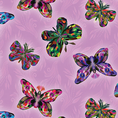 Benartex Fabric - Fantasy in Amethyst