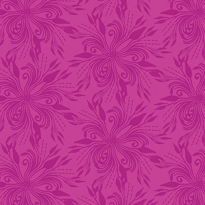 Benartex Fabric - Fantasia in Fuchsia