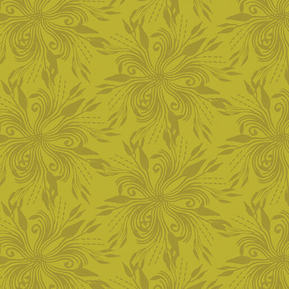 Benartex Fabric - Fantasia in Lime