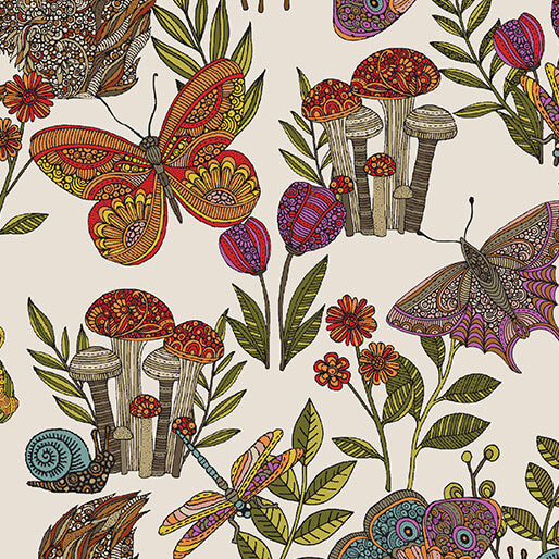 Benartex Fabric - Small Wonders Toss in Cream (Small Wonders)
