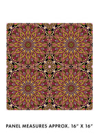Benartex Fabric - Worldly Mandala in Rose/Multi (Newest Worlds)