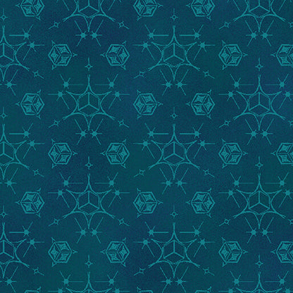 Benartex Fabric - Astral Turquoise (Newest Worlds)