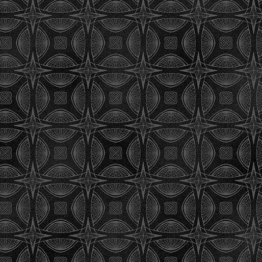 Benartex Fabric - Titan Black (Newest Worlds)