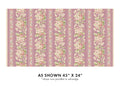 Benartex - Apple Blossom Stripe Washed Rose (Beloved) 16650-20