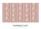 Benartex - Apple Blossom Stripe Washed Rose (Beloved) 16650-20