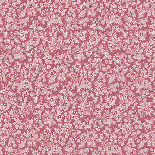Benartex - Mood Calico Dark Rose (Beloved) 16655-22