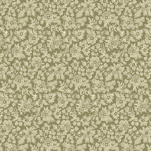 Benartex - Mood Calico Dark Sage (Beloved) 16655-42