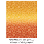 Benartex - Ombre Orange/Gold (Wishflower) 16692-34