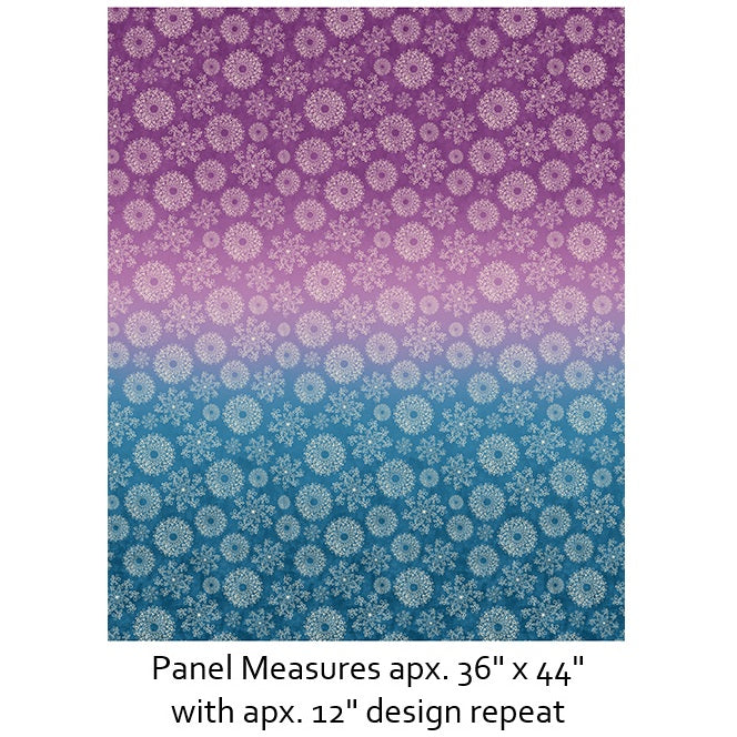 Benartex - Ombre Purple/Blue (Wishflower) 16692-66