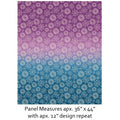 Benartex - Ombre Purple/Blue (Wishflower) 16692-66