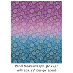 Benartex - Ombre Purple/Blue (Wishflower) 16692-66