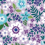 Benartex - Cottage Garden Lavender (Seaside Garden) 17180-60