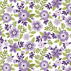Benartex - Asters Lilac (Seaside Garden) 17181-62
