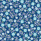 Benartex - Beachcomber Cobalt (Seaside Garden) 17182-50