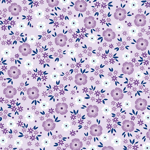 Benartex - Foliage Lilac (Seaside Garden) 17185-62