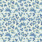 Benartex - Heather Cobalt (Seaside Garden) 17184-50