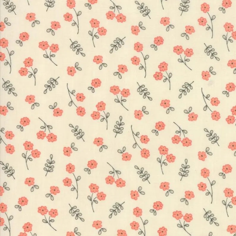Moda Fabric - Le Pavot Floral Natural (Le Pavot)