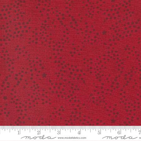 Moda 30724-24 Jolly Good - Snowballs Dots Crimson