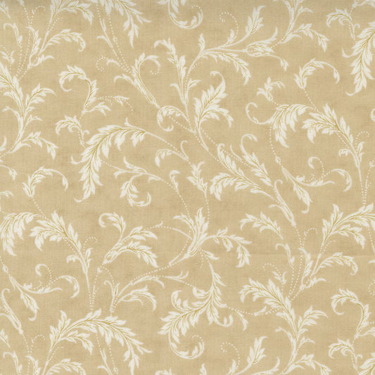Moda Fabric - Poinsettia Plaza Parchment Swirl