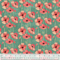 Windham Fabrics - Poppy Field Teal 53454-3 (Poppy)
