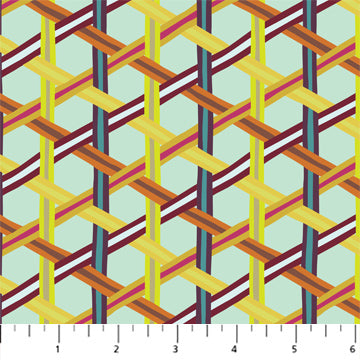 Figo 90720-50 Swatch Book Wicker Weave Gold