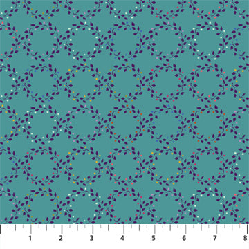 Figo Fabric 90721-64 Swatch Book Coronet - Turquoise