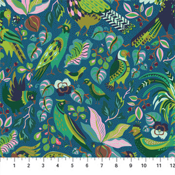 Figo 778148367384 Swatch Book Feather Friends - Evensong